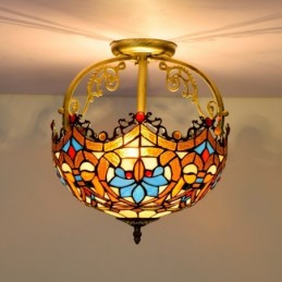 Plafonnier in Tiffany-Stijl...