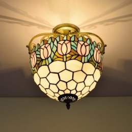 Plafonnier in Tiffany-Stijl...