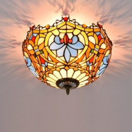 Plafonnier in Tiffany-Stijl...