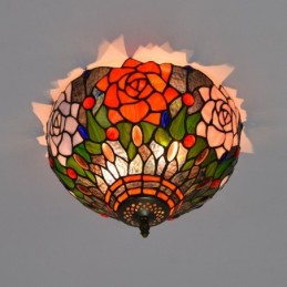 Plafonnier in Tiffany-Stijl...