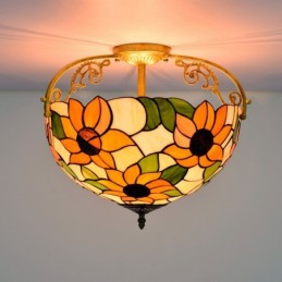 Plafonnier in Tiffany-Stijl...