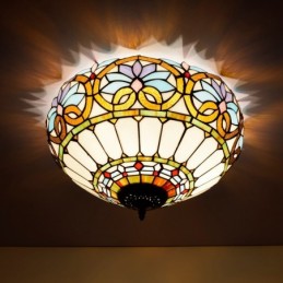 Plafonnier in Tiffany-Stijl...