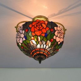 Plafonnier in Tiffany-Stijl...