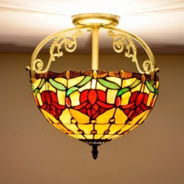 Plafonnier in Tiffany-Stijl...