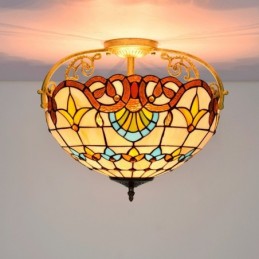 Plafonnier in Tiffany-Stijl...