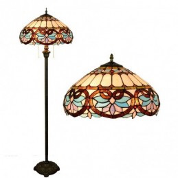 Vloerlamp in Tiffany-Stijl...