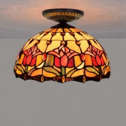 Plafonnier in Tiffany-Stijl...