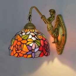 Wandlamp in Tiffany-Stijl...
